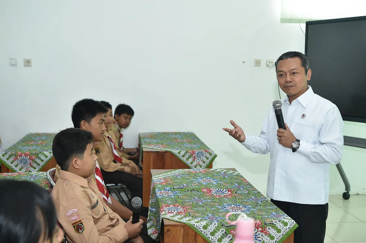 Wamen Tinjau Lokasi SNT di Banyumas