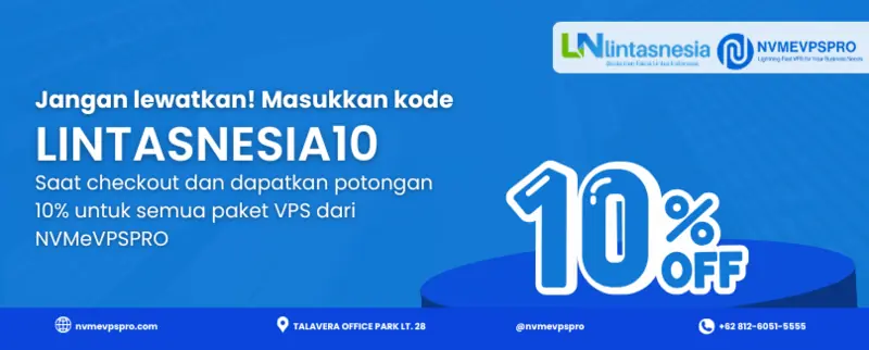Promo VPS NVMe dari nvmevpspro.com