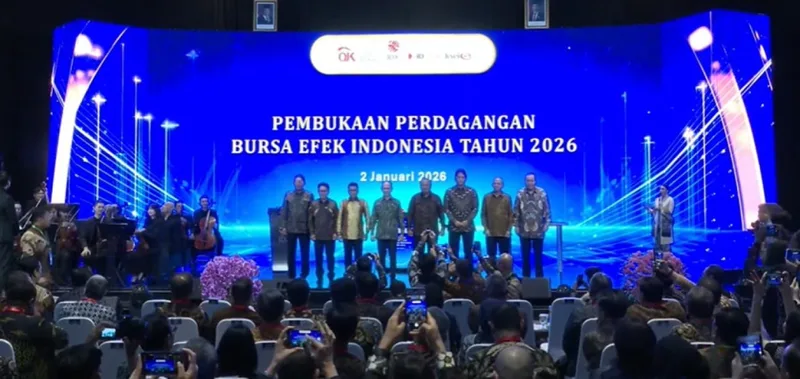 Pembukaan perdagangan BEI 2026 di Bursa Efek Indonesia Jakarta