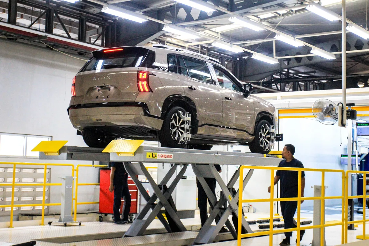 GAC Resmikan Pabrik Perakitan di Indonesia, Targetkan Produksi 50.000 Unit per Tahun