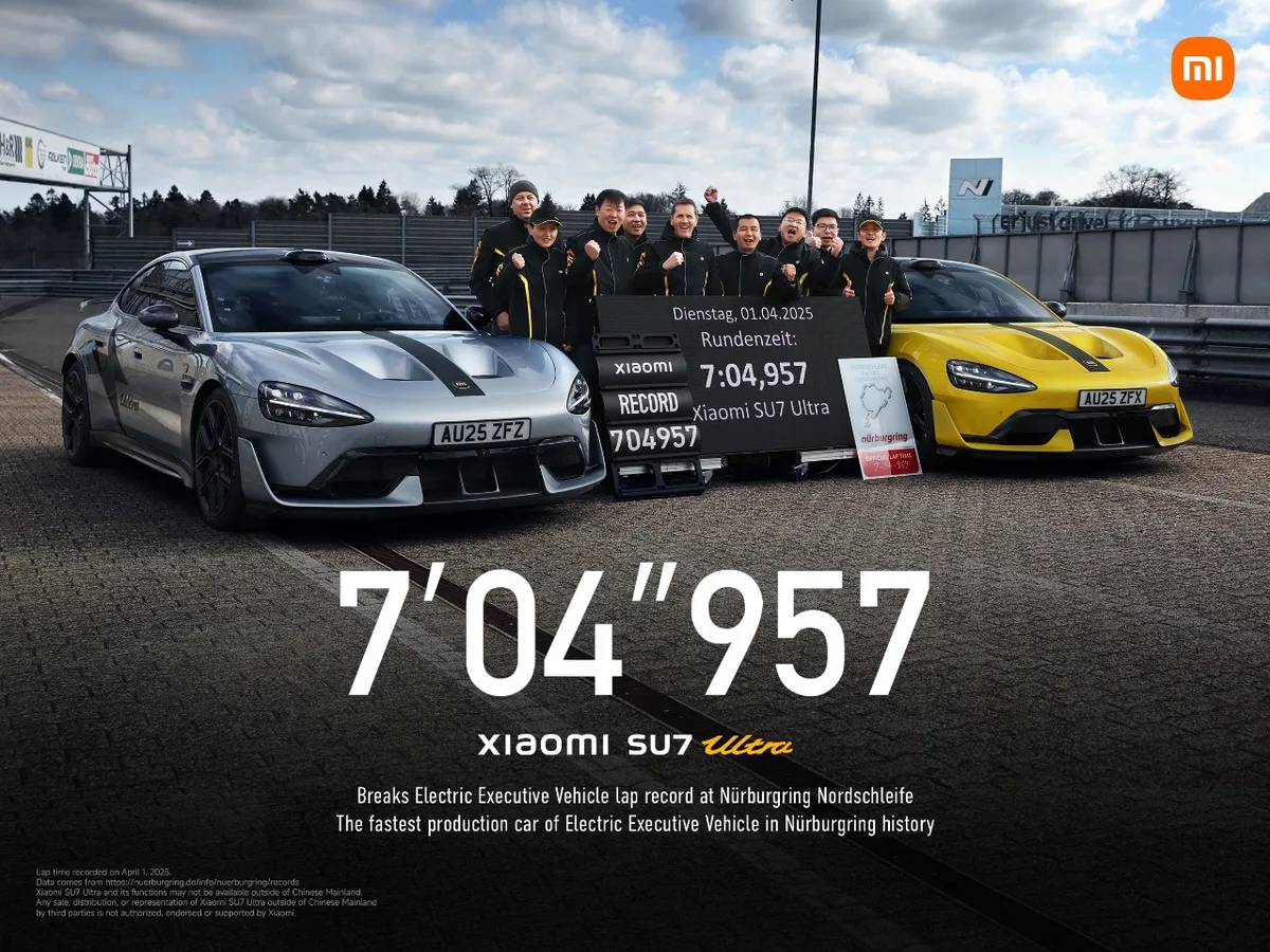 Xiaomi SU7 Ultra Pecahkan Rekor di Nürburgring, Jadi Mobil Listrik Mewah Tercepat